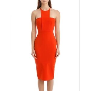 Alex Perry Piper Dress Orange Size 0